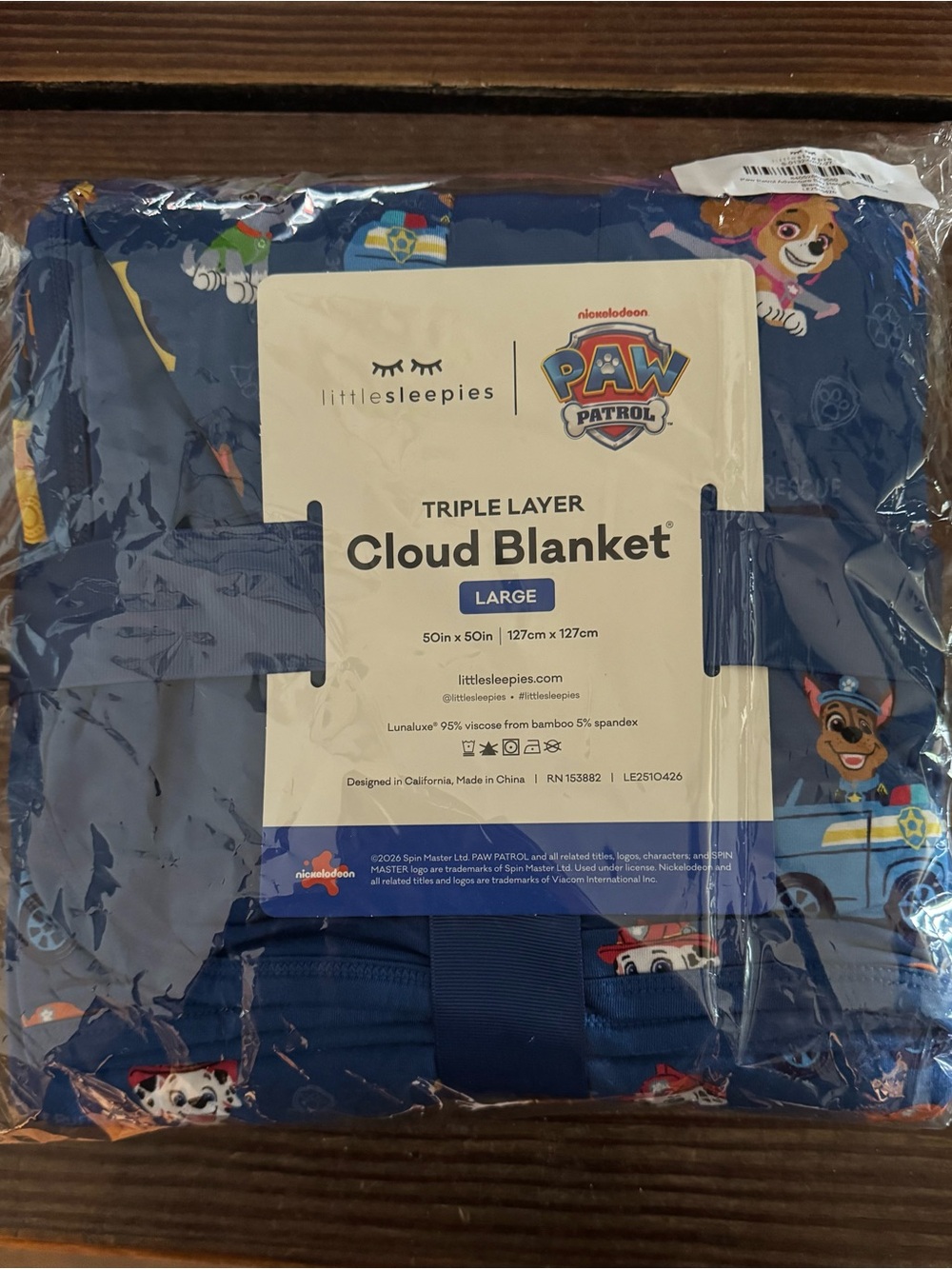 Little Sleepies Paw Patrol Cloud Blanket